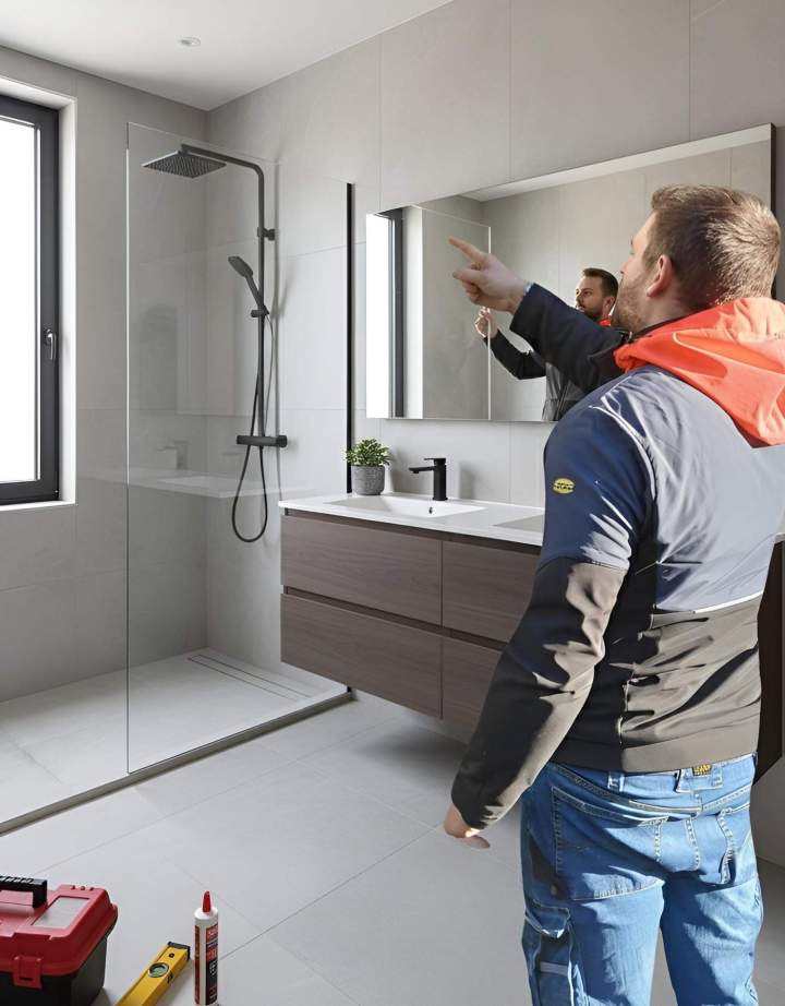 Création salle de bains sur mesure à Manosque