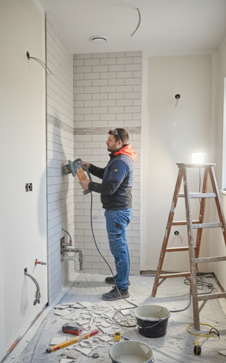 Rénovation de salle de bains, Oraison