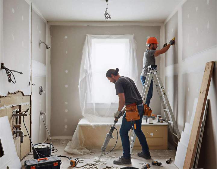 Rénovation de salle de bains, Oraison